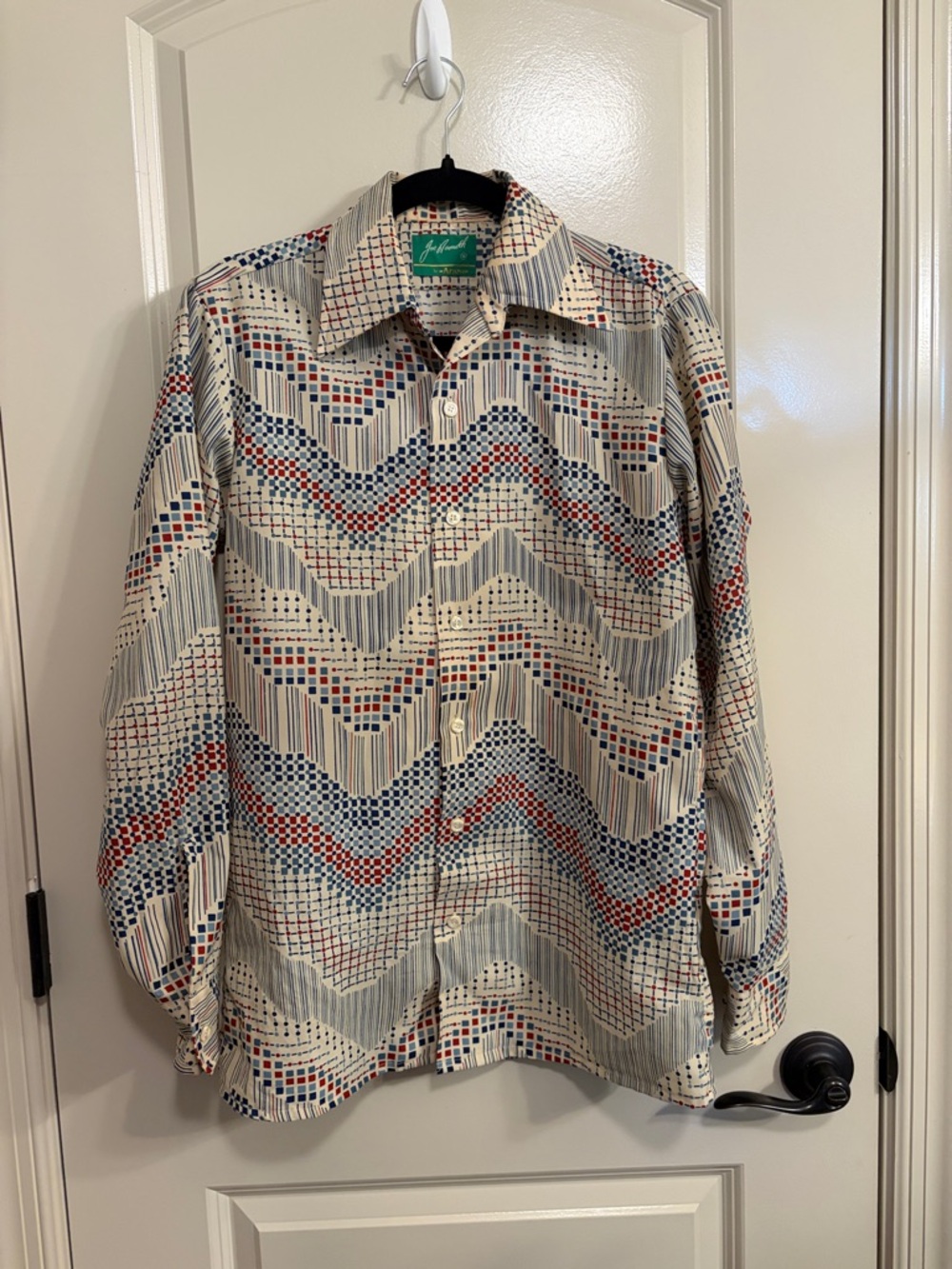 Vintage 1970's Joe Namath by Arrow Disco Shirt